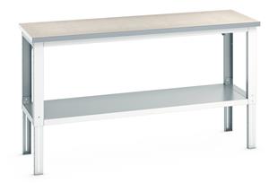 Bott Lino Workbench with Full Shelf - 2000Wx750Dx740-1140mmH Benches with Full Depth Shelf 41003510.16V 